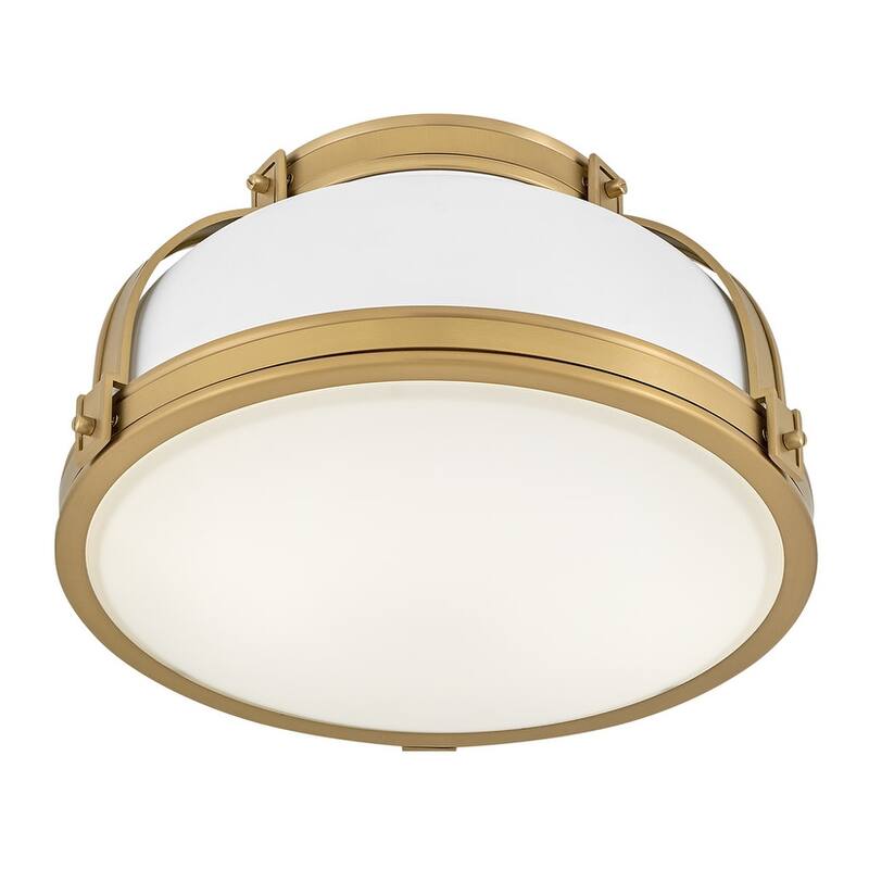 Hinkley Lighting 46351 Barton 2 Light 15" Wide Flush Mount Ceiling