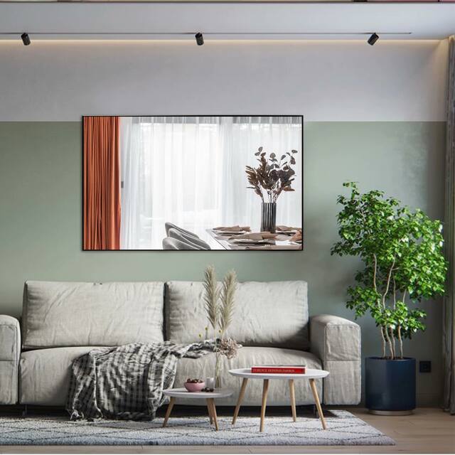 Neutypechic Huge Modern Metal Framed Floor Mirror