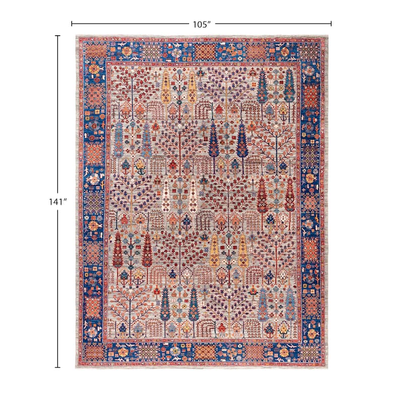 Serapi One-of-a-Kind Hand-Knotted Area Rug - Brown - 8' 9" x 11' 9"