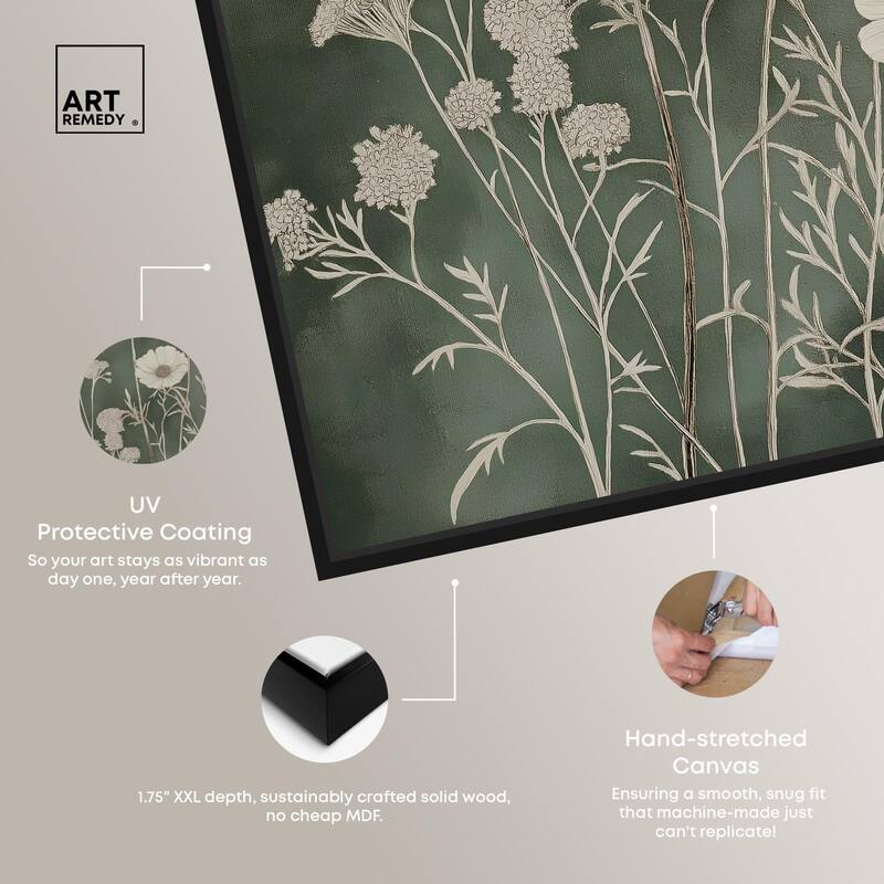 Airy Green Garden Canvas by Art Remedy