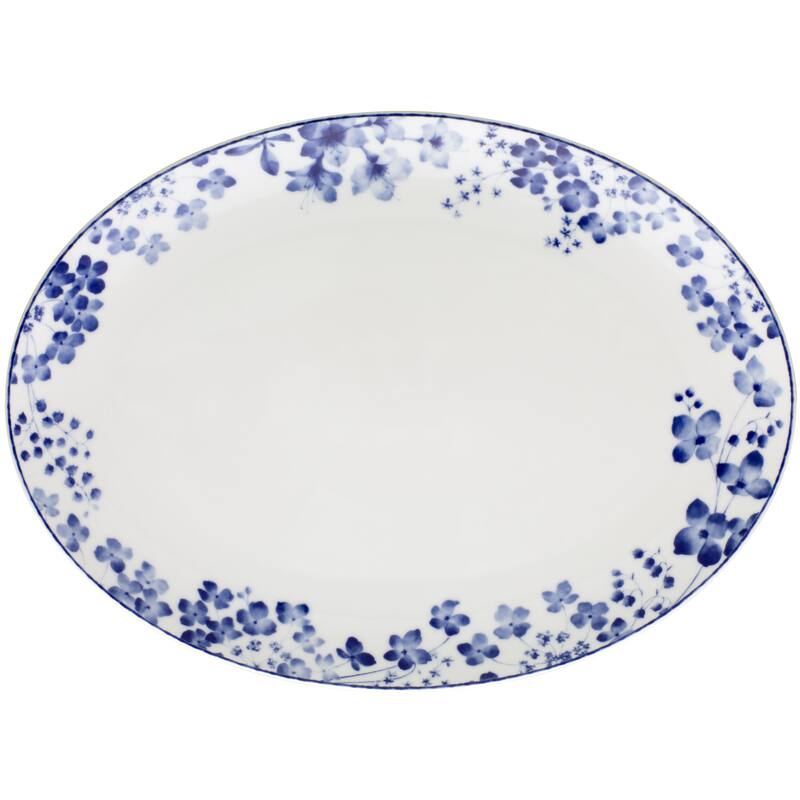 Noritake Bloomington Road Oval Platter, 14"