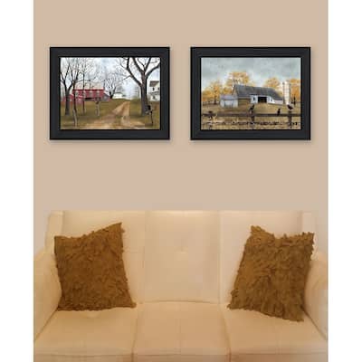TrendyDecor4U Contemporary "Country Roads" 2-Piece Vignette by Billy Jacobs