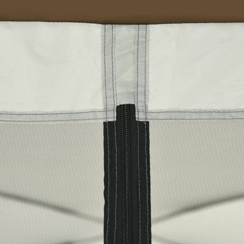 Outsunny 12' x 12' Screen House Room, UV50+ Screen Tent with 2 Doors and Carry Bag, Easy Setup