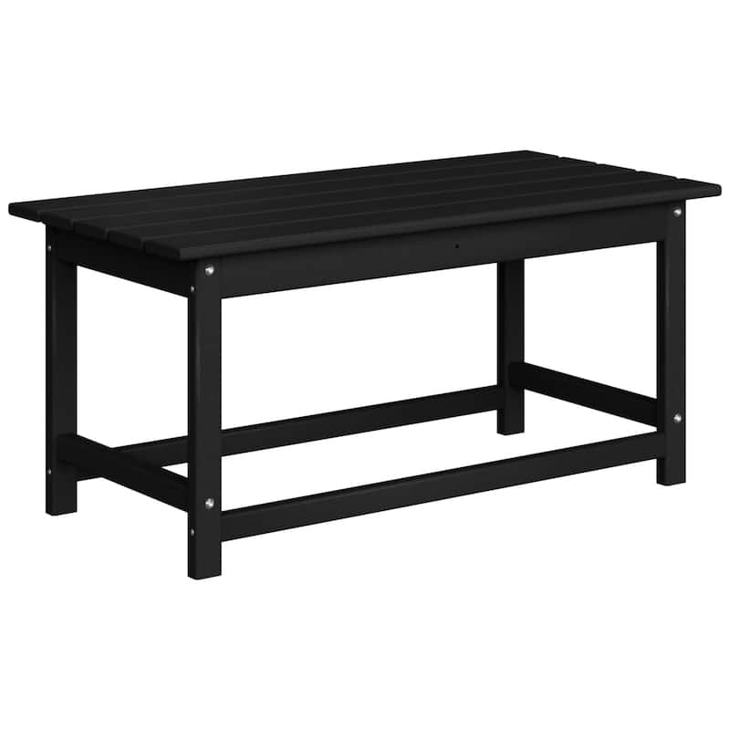 Laguna Hdpe All Weather Outdoor Patio Rectangular Coffee Table