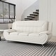 preview thumbnail 7 of 7, Michael Segura Bonded Leather Upholstered Sofa