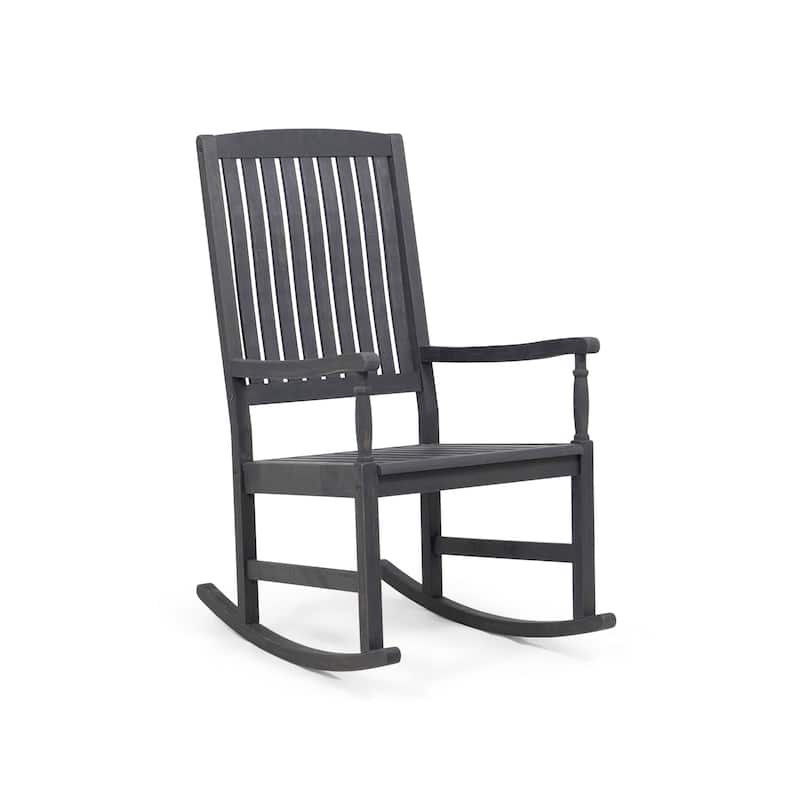 Arcadia Outdoor Acacia Wood Rocking Chair by Christopher Knight Home