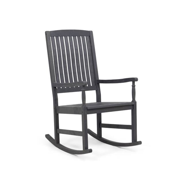 Arcadia Outdoor Acacia Wood Rocking Chair by Christopher Knight Home