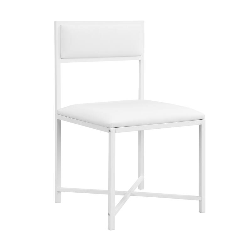 Modern 5-Piece Extendable Dining Table Set, 63" Kitchen Foldable Wooden Table with Lower Storage Shelf and 4 PU Leather Chairs