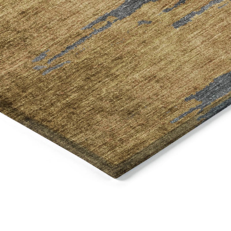 HomeRoots Abstract Transitional Rectangle Outdoor Rug