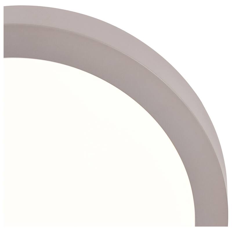 Access Lighting Ulko Exterior - LED Outdoor Flush Mount - 6"D - Silver - Acrylic Lens Diffuser