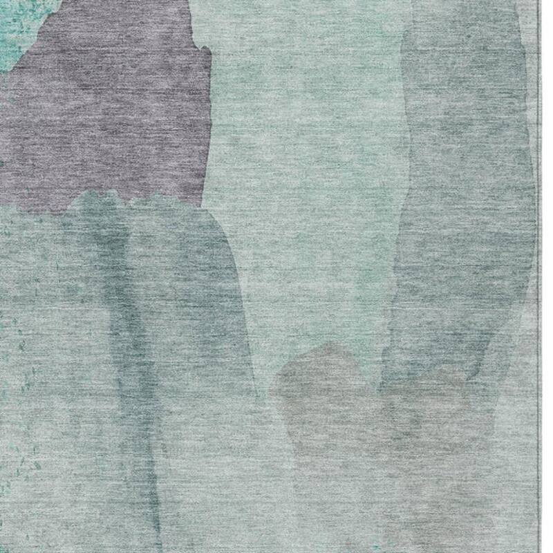 HomeRoots Abstract Transitional Rectangle Outdoor Rug