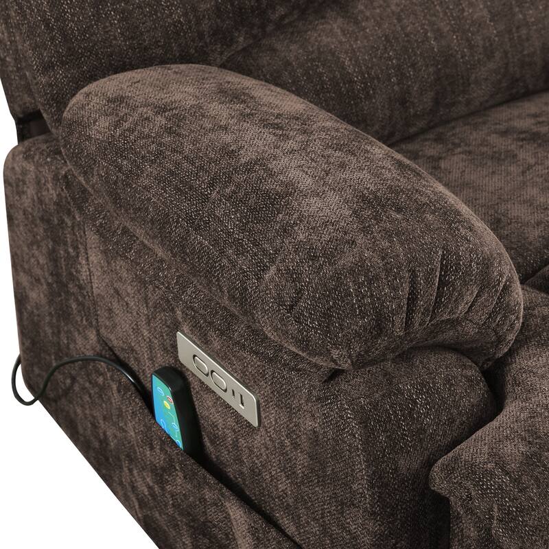 Electric Recliner Chair Lift Recliner with Heat and Massage for Adults Set of 2