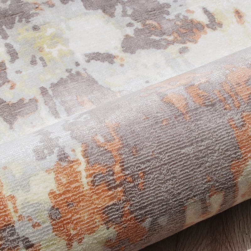 Kequh Abstract Modern Area Rug By HomeRoots