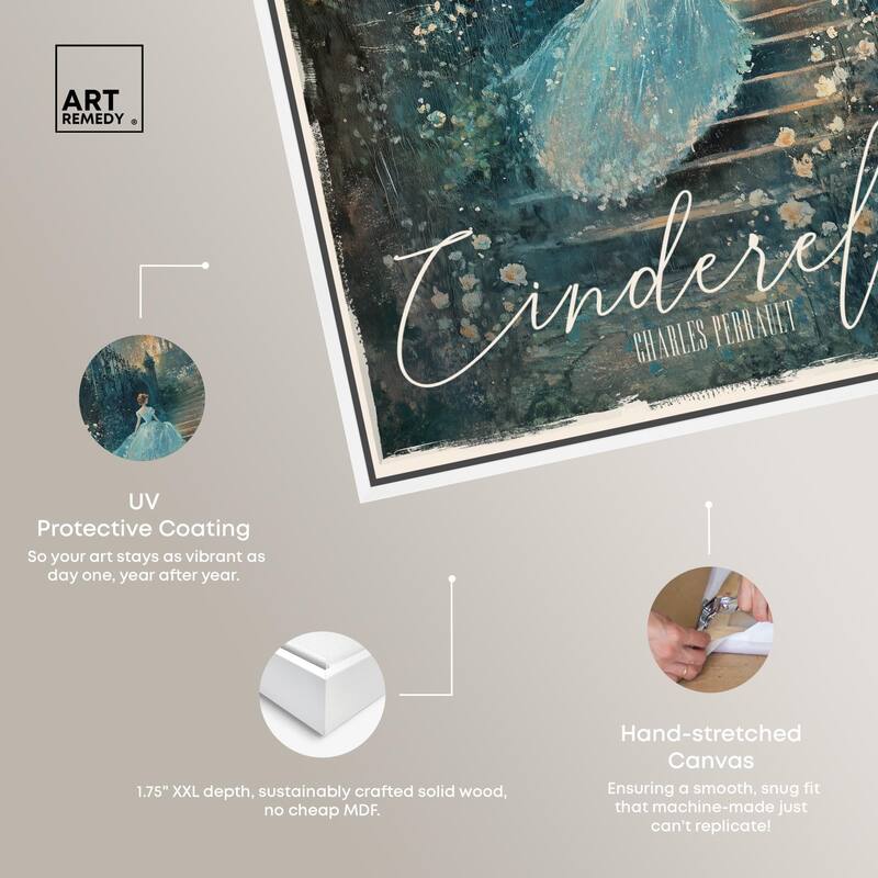 Classic Cinderella Canvas by Art Remedy