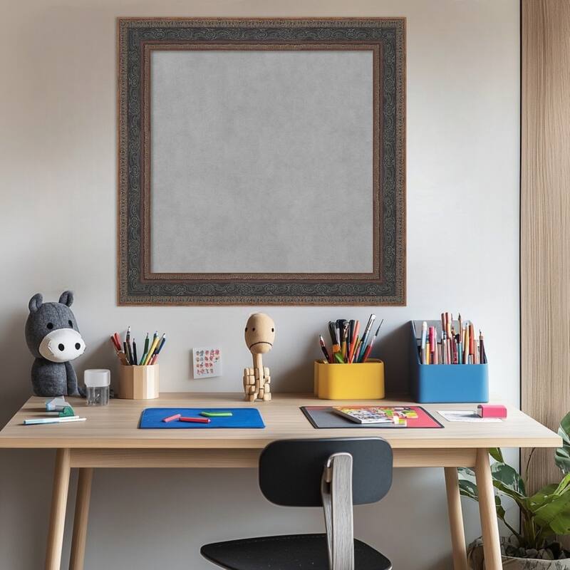 Amanti Art Attic Aged Black Framed