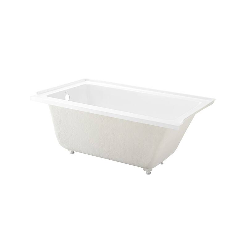 Swiss Madison Voltaire Acrylic Left-Hand Drain with Tile Flange Rectangular Alcove Bathtub
