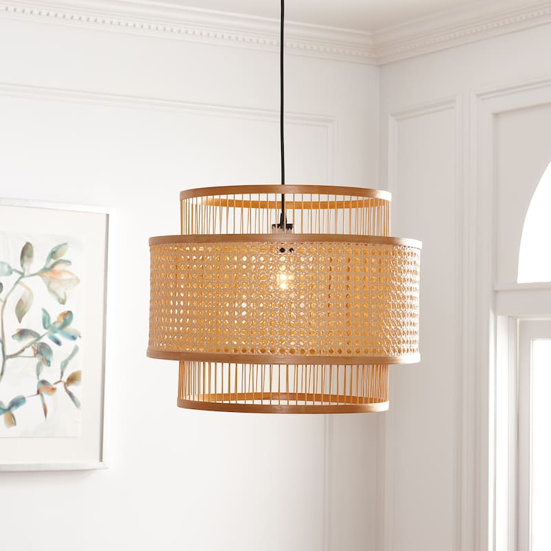 SAFAVIEH Triela 20-inch Pendant Light - 20 in. W x 20 in. D x 16 in. H