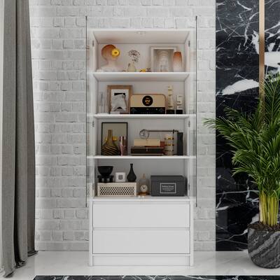 Dual-Drawer Organizer Perfect for Wine Storage Bookshelves & Showcases