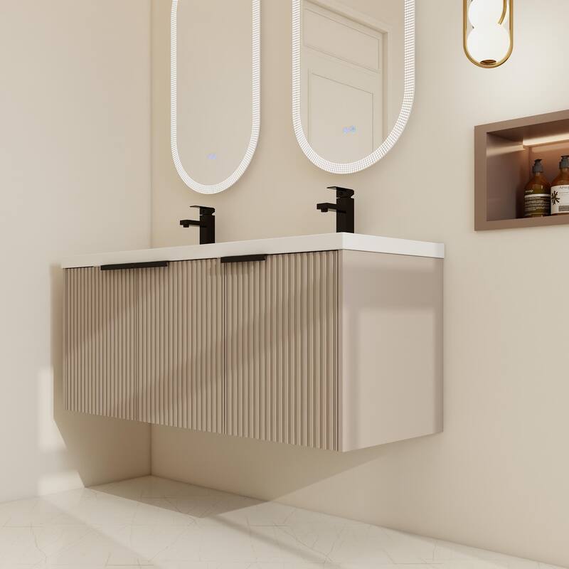 BNK 36''/48'' Single Bathroom Vanity With Sink, Floating Bathroom Vanity with Soft Close Door