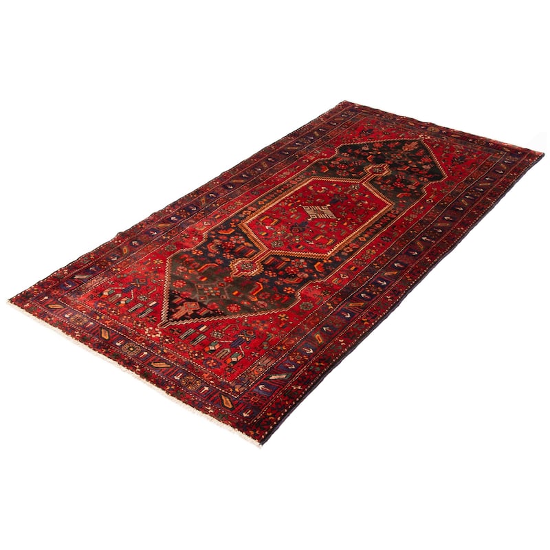 ECARPETGALLERY Hand-knotted Anadol Red Wool Rug - 5'0 x 9'9