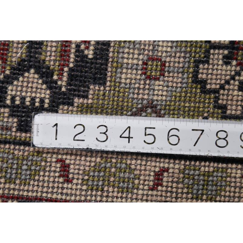 Dark Navy Blue Heriz Serapi Oriental Large Rug Handmade Wool Carpet - 9'8"x 13'10"