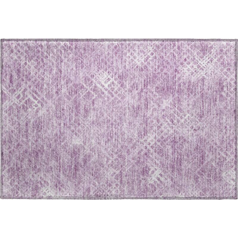 Premium Washable Super Soft Modern Trellis Mayfield Rug