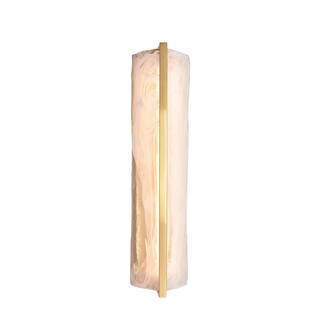 Varaluz Mingle 1-Light Tall Wall Sconce - Satin Brass