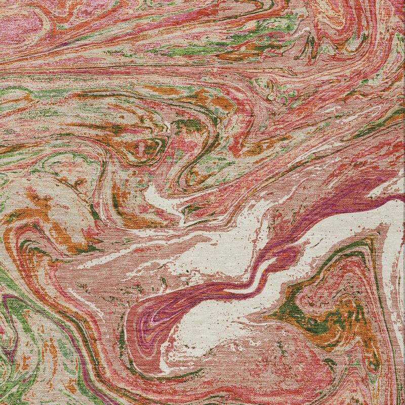 HomeRoots Abstract Transitional Rectangle Outdoor Rug