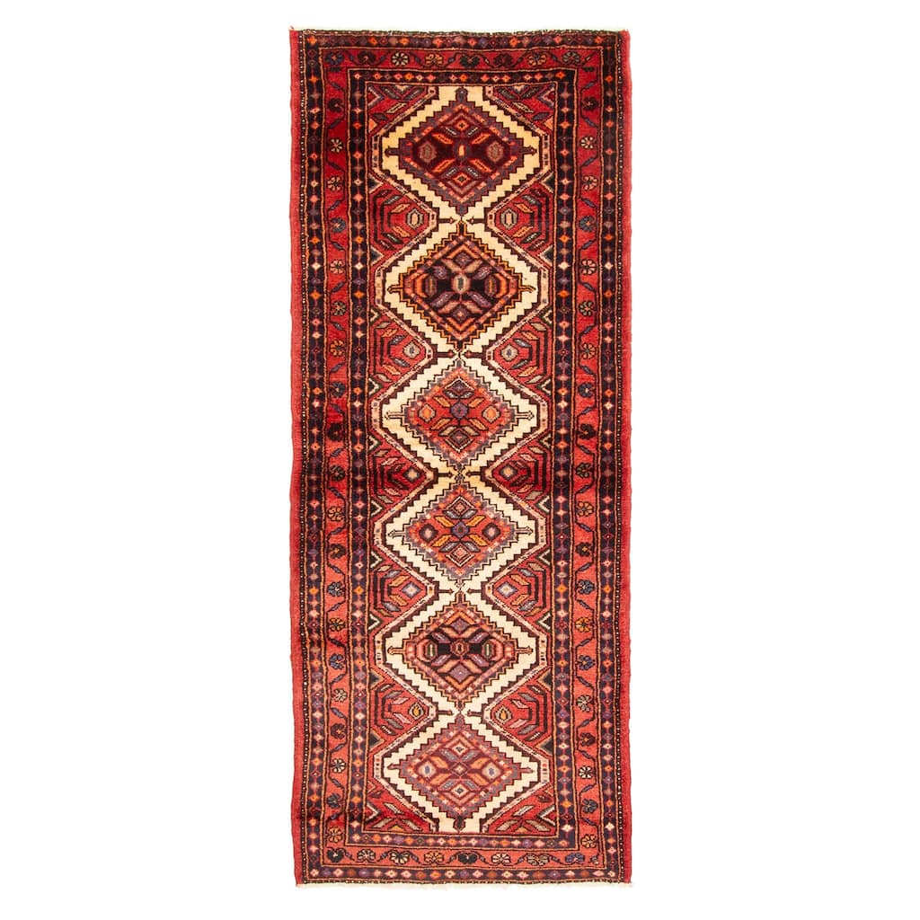 ECARPETGALLERY Hand-knotted Konya Anatolian Red Wool Rug - 2'8 x 6'11