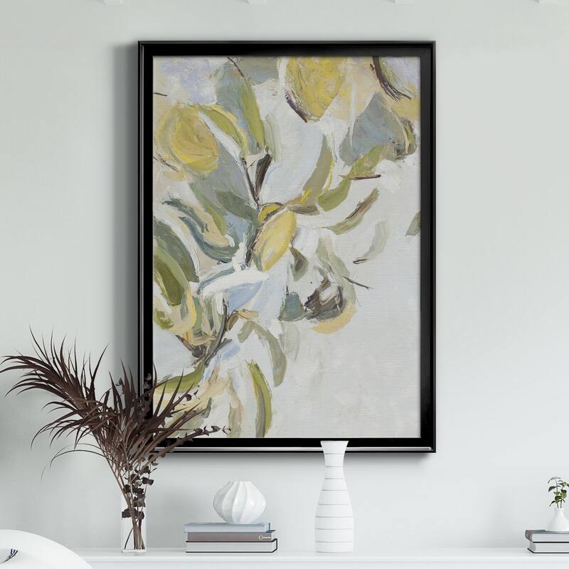 Lemon Pears Premium Framed Canvas - Ready to Hang