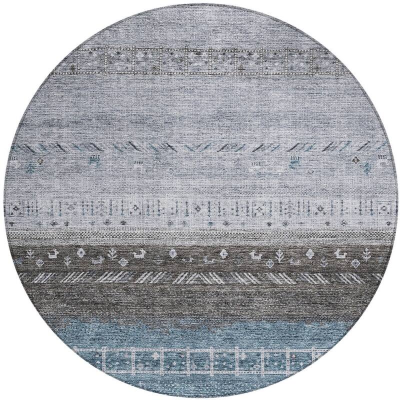 HomeRoots Southwestern Transitional Rectangle Outdoor Rug