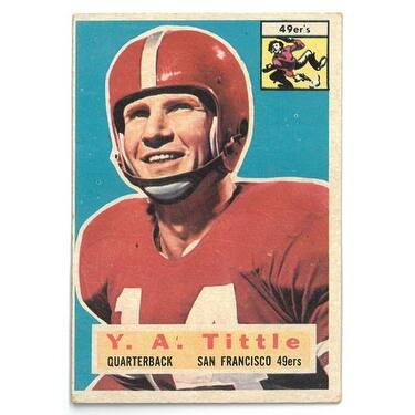 Shop Ya Tittle 1956 Topps San Francisco 49ers Football Trading