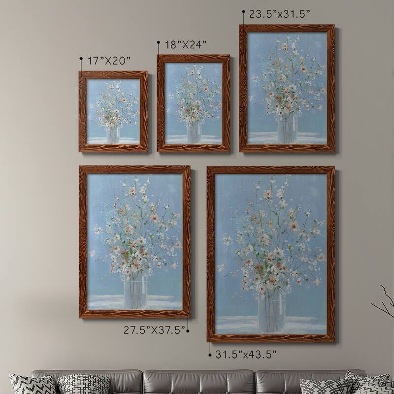Cherry Blossom Arrangement-Premium Framed Canvas - Ready to Hang