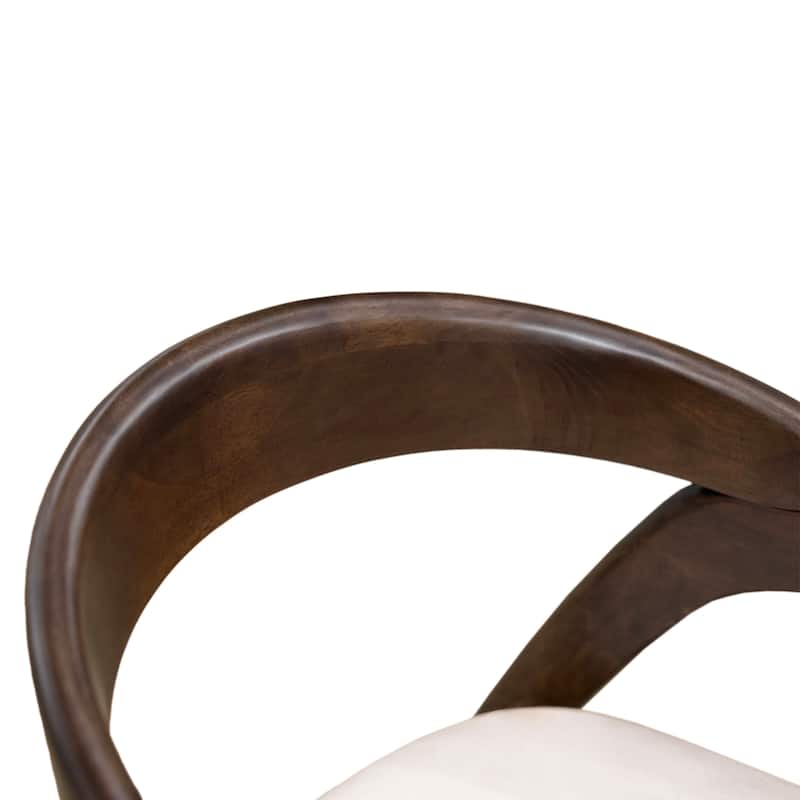 Furniture of America Abigail XI Mid-century Modern Handcrafted Solid Wood Dining Chairs (Set of 2)