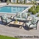 preview thumbnail 109 of 128, 21 W x 22 D in. Deep Seat Outdoor Cushion Set by Crestlive Products