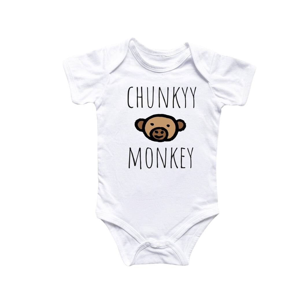 Monkey Animal - Baby Boy Girl Clothes Infant Bodysuit Funny Cute Newborn
