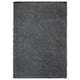 SAFAVIEH August Shag Veroana Solid 1.5-inch Thick Rug - 2' x 5' - Charcoal