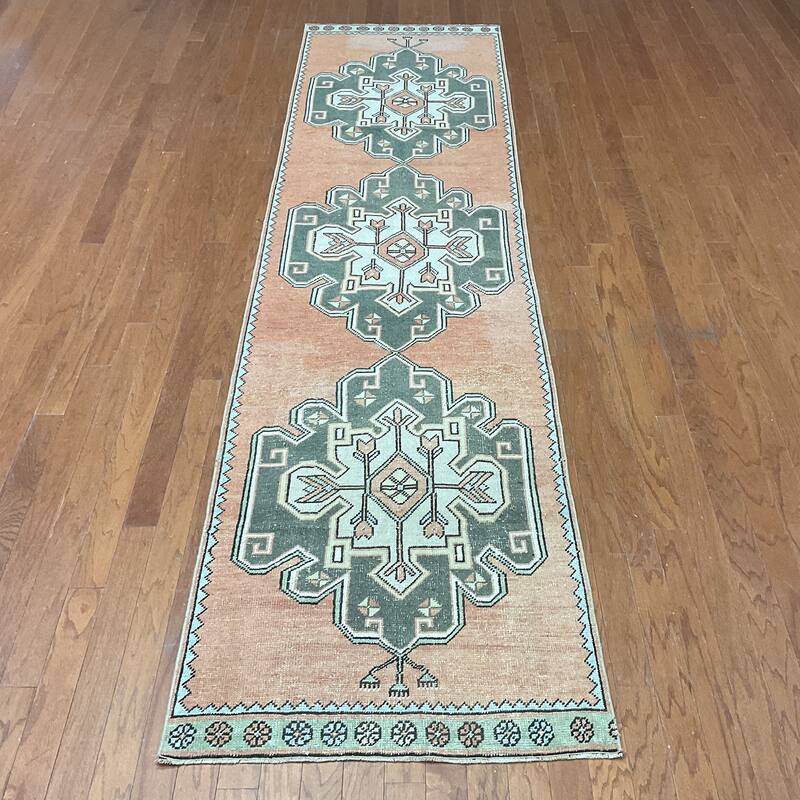 HERAT ORIENTAL Handmade Turkish Oushak Wool Rug - 2'11" x 11'5"