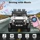 preview thumbnail 20 of 29, Ride on Car with 6 EVA Wheels&4WD, 24V Battery Powered Electric Car for Ages 3-6 Kids