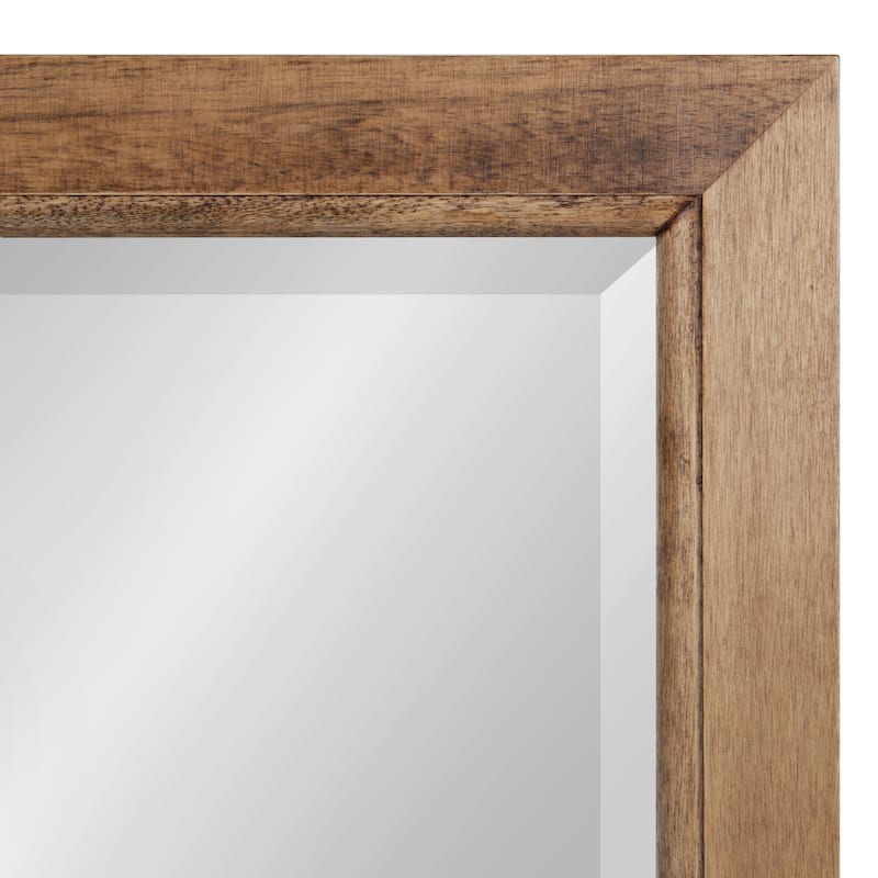 Kate and Laurel Hogan Wood Framed Wall Mirror