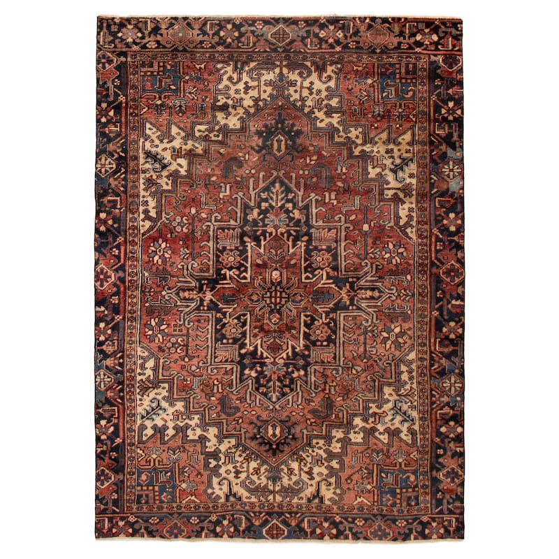 ECARPETGALLERY Hand-knotted Sarabi Dark Copper Wool Rug - 6'4 x 9'1 - Dark Copper - 6'4 x 9'1