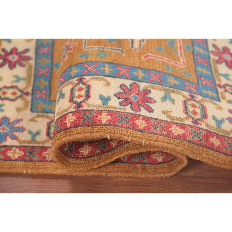 Kazak Oriental Foyer Rug Handmade Wool Carpet - 2'9" x 3'10"