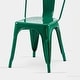 preview thumbnail 54 of 116, Industrial Metal 18 Inch Stackable Dining Chair Set