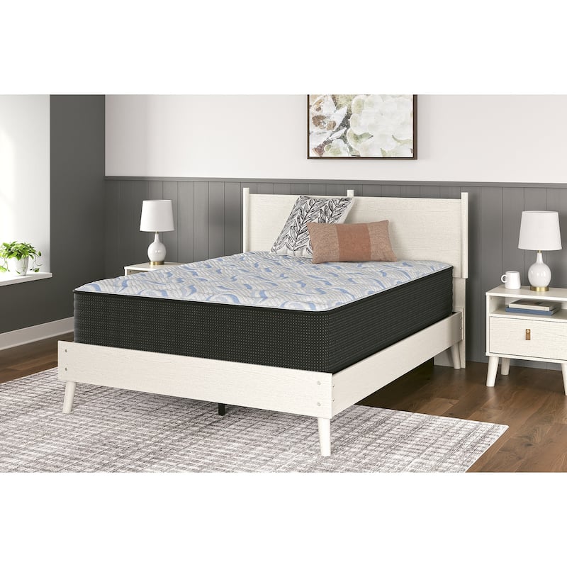 Signature Design by Ashley Elite Springs Plush Gray/Blue Mattress