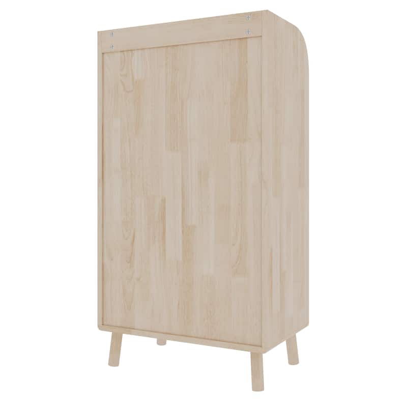 Pine Solid Wood Bookshelf/Bookcase - 0.6" Thick Shelves Heavy Duty Storage Rack