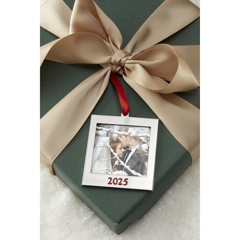Lenox 2025 Frame Silverplate Ornament