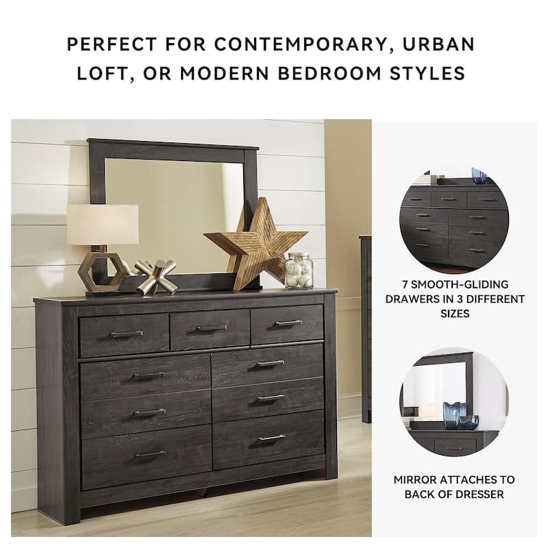 Signature Design by Ashley Brinxton Urban Charcoal Dresser