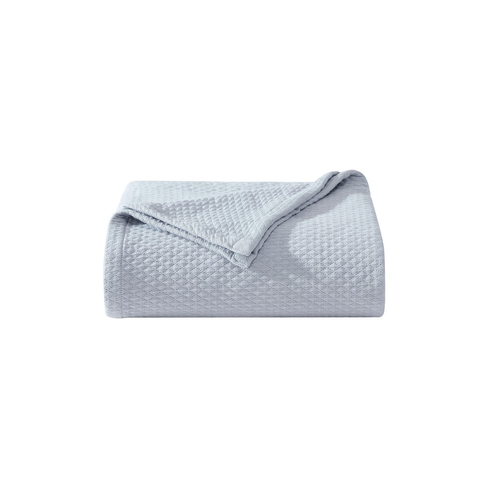 Vera Wang Matelesse Cotton Reversible Blanket