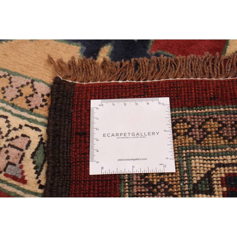 ECARPETGALLERY Hand-knotted Finest Kargahi Red Wool Rug - 10'2 x 13'1