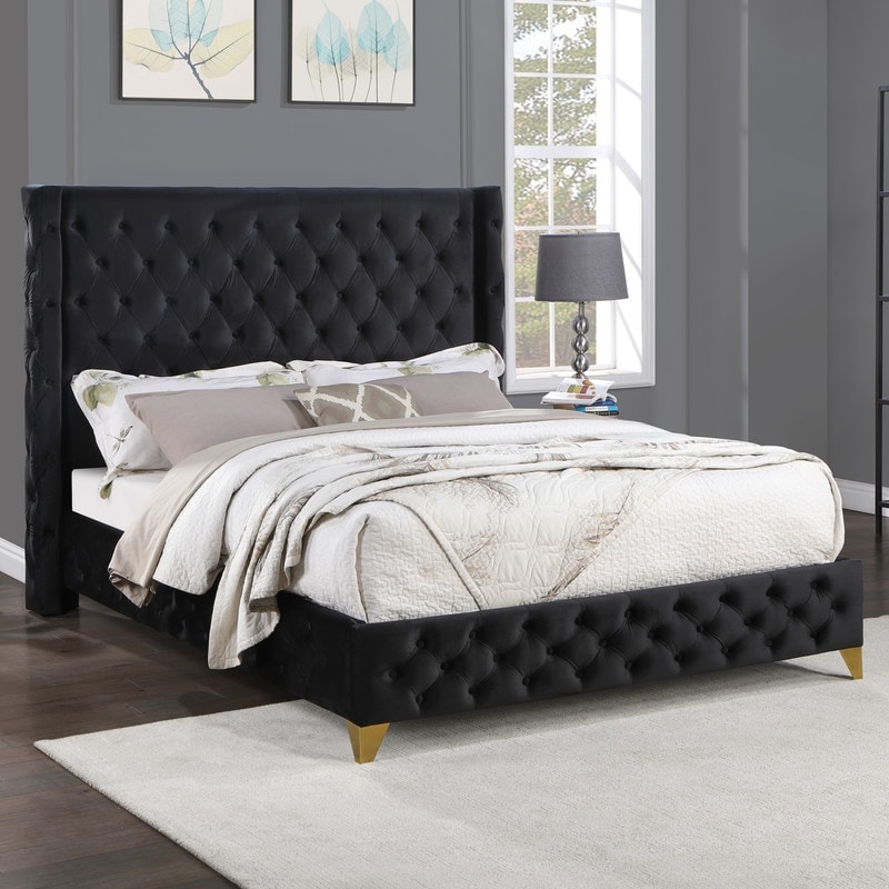 Wanda upholstered platform bed discount frame with storage